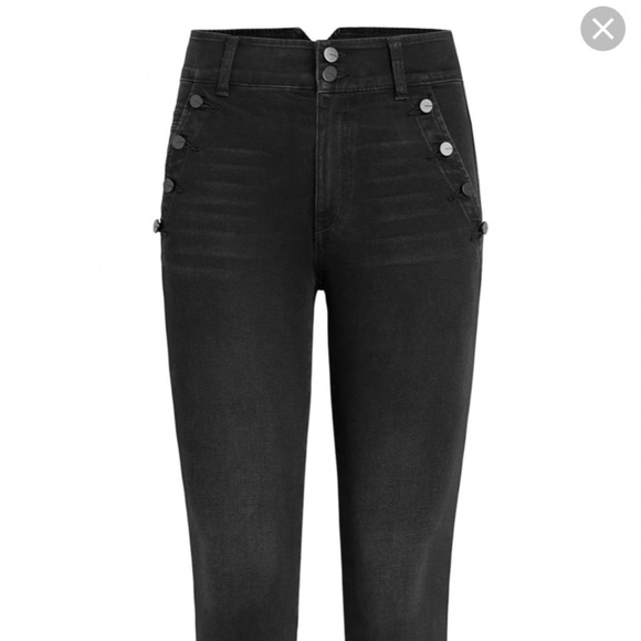 JOES Jeans The Georgia High Rise Button Skinny || Color: Black, Size: 28 - Picture 4 of 6